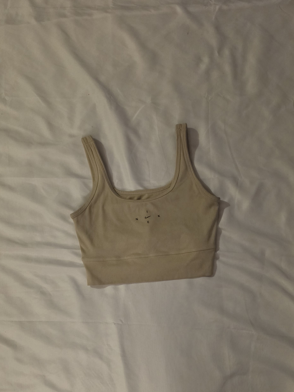 Nike Beige Dri-FIT Athletic Tank Top